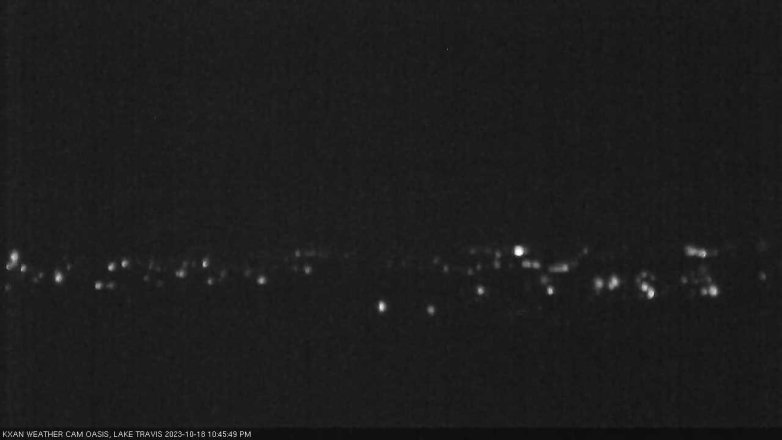 Lake Travis webcam, October 18, 2023 10:45 PM CT