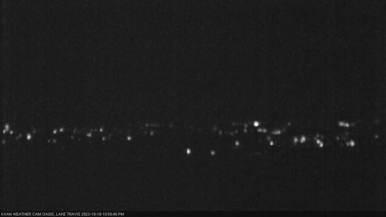 Lake Travis webcam, October 18, 2023 11:00 PM CT