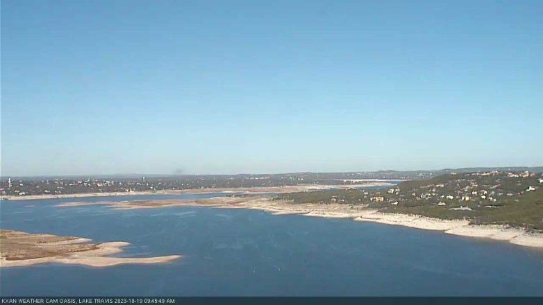 Lake Travis webcam, October 19, 2023 9:45 AM CT