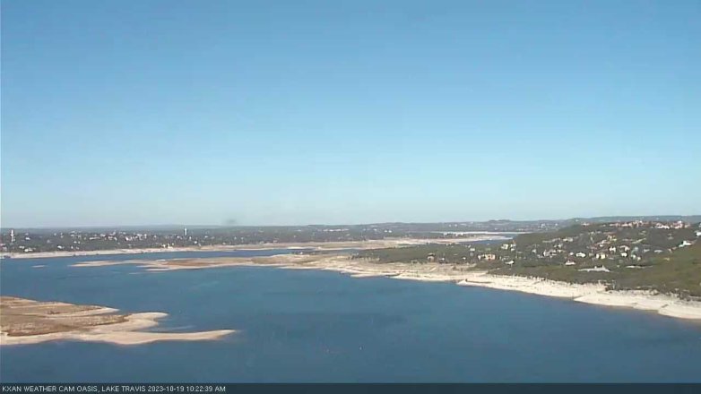 Lake Travis webcam, October 19, 2023 10:25 AM CT