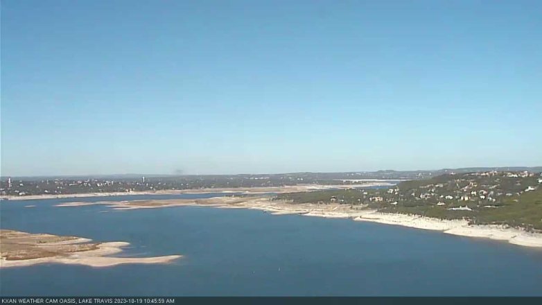 Lake Travis webcam, October 19, 2023 10:45 AM CT