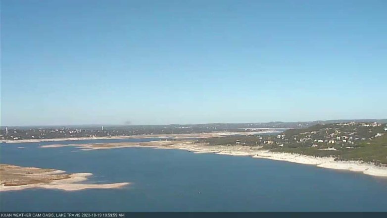Lake Travis webcam, October 19, 2023 11:00 AM CT