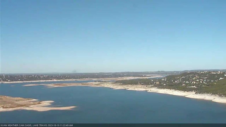 Lake Travis webcam, October 19, 2023 11:25 AM CT