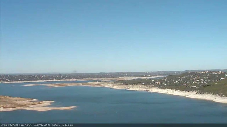 Lake Travis webcam, October 19, 2023 11:45 AM CT