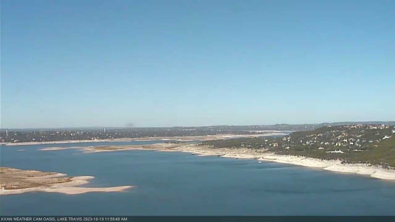 Lake Travis webcam, October 19, 2023 12:00 PM CT