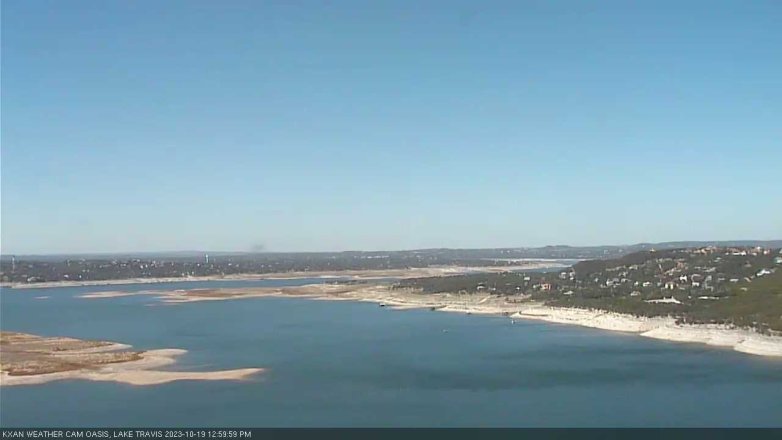 Lake Travis webcam, October 19, 2023 1:00 PM CT
