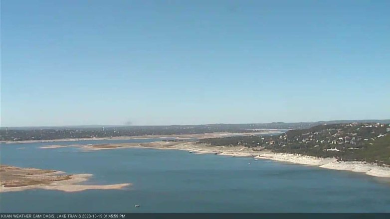 Lake Travis webcam, October 19, 2023 1:45 PM CT