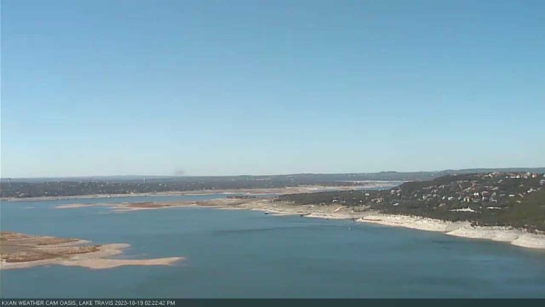 Lake Travis webcam, October 19, 2023 2:25 PM CT