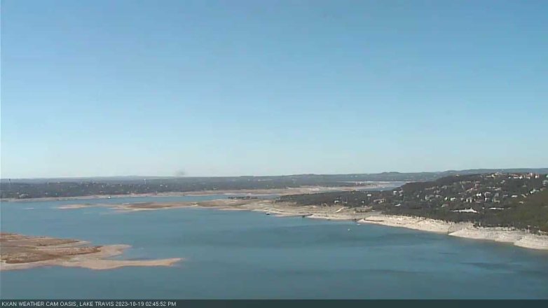 Lake Travis webcam, October 19, 2023 2:45 PM CT
