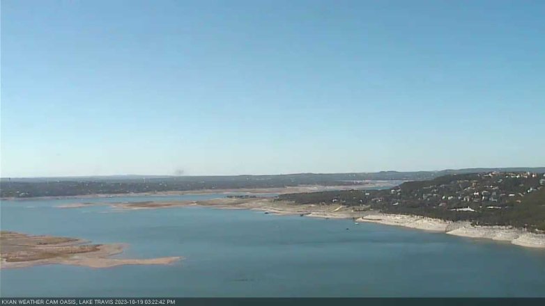 Lake Travis webcam, October 19, 2023 3:25 PM CT