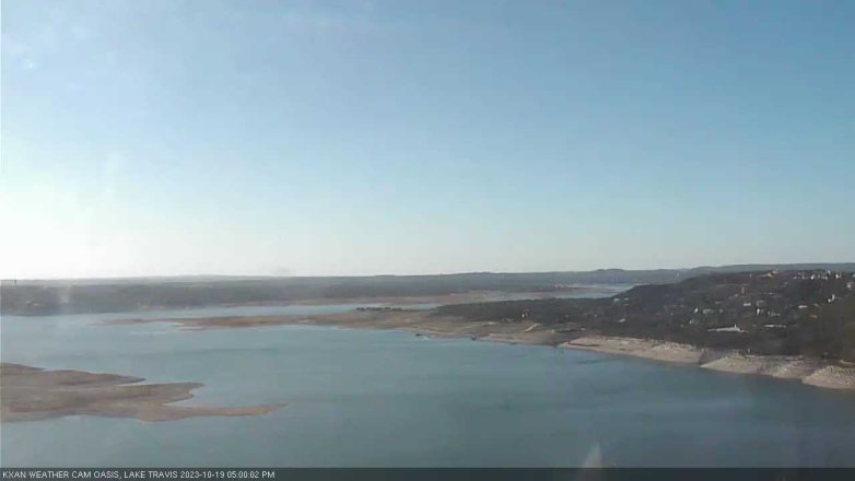 Lake Travis webcam, October 19, 2023 5:00 PM CT