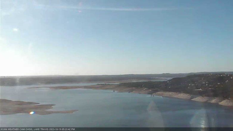 Lake Travis webcam, October 19, 2023 5:25 PM CT