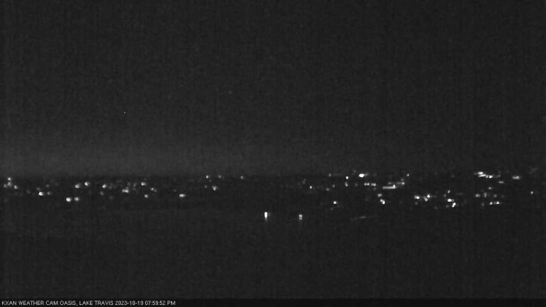 Lake Travis webcam, October 19, 2023 8:00 PM CT