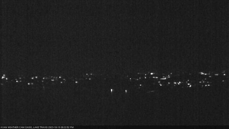 Lake Travis webcam, October 19, 2023 8:25 PM CT