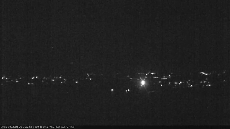 Lake Travis webcam, October 19, 2023 10:25 PM CT