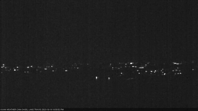 Lake Travis webcam, October 19, 2023 11:00 PM CT