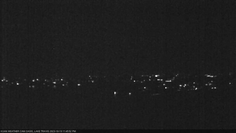 Lake Travis webcam, October 19, 2023 11:45 PM CT
