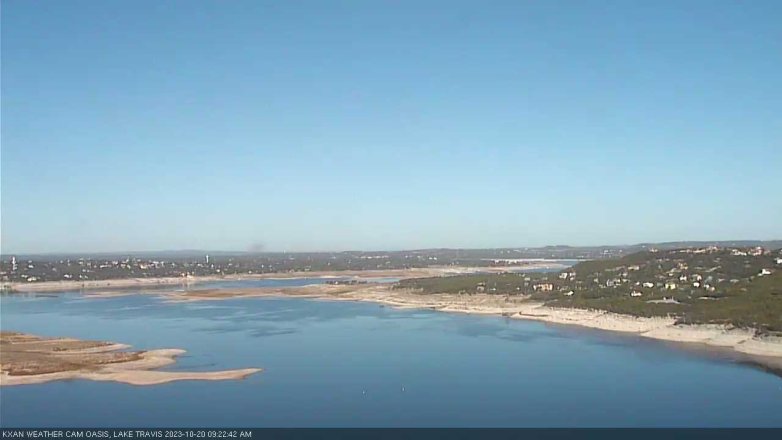 Lake Travis webcam, October 20, 2023 9:25 AM CT