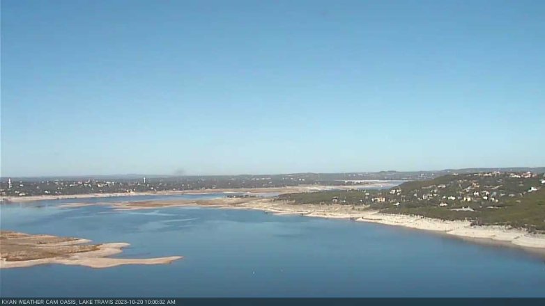 Lake Travis webcam, October 20, 2023 10:00 AM CT