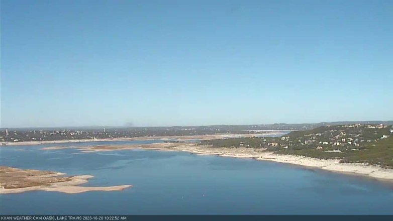 Lake Travis webcam, October 20, 2023 10:25 AM CT