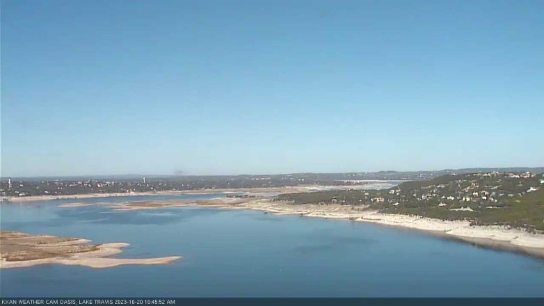 Lake Travis webcam, October 20, 2023 10:45 AM CT