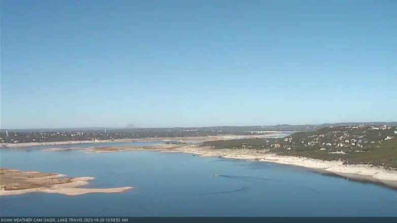 Lake Travis webcam, October 20, 2023 11:00 AM CT