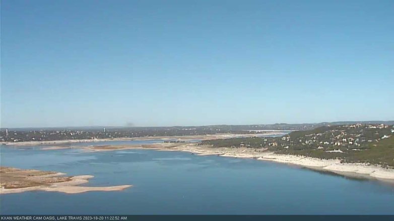 Lake Travis webcam, October 20, 2023 11:25 AM CT