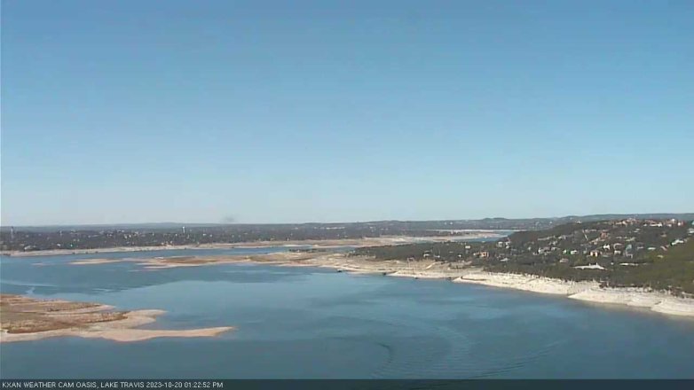 Lake Travis webcam, October 20, 2023 1:25 PM CT