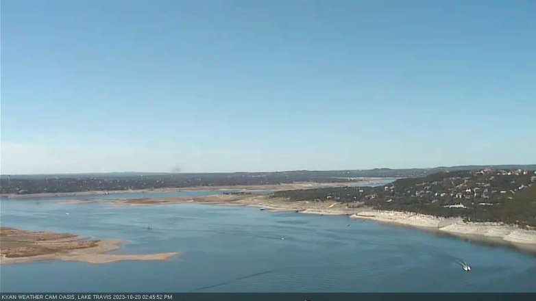 Lake Travis webcam, October 20, 2023 2:45 PM CT