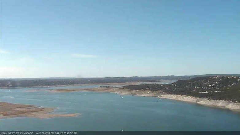 Lake Travis webcam, October 20, 2023 3:45 PM CT