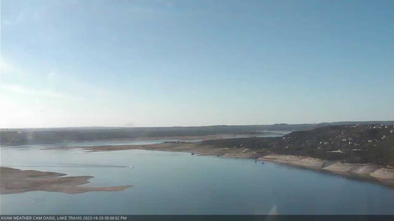 Lake Travis webcam, October 20, 2023 5:00 PM CT