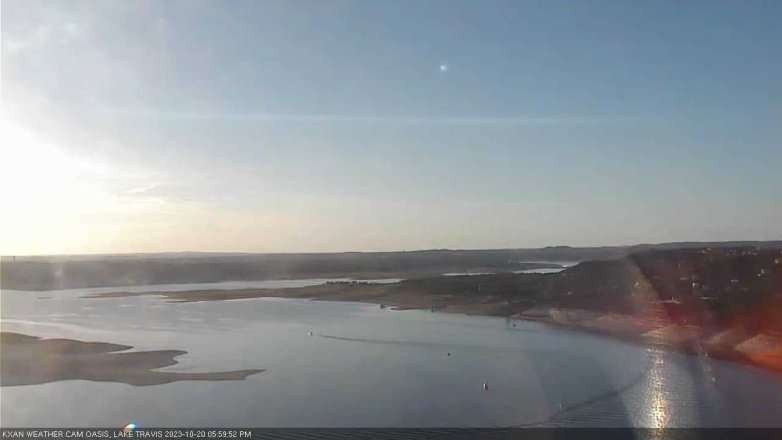 Lake Travis webcam, October 20, 2023 6:00 PM CT