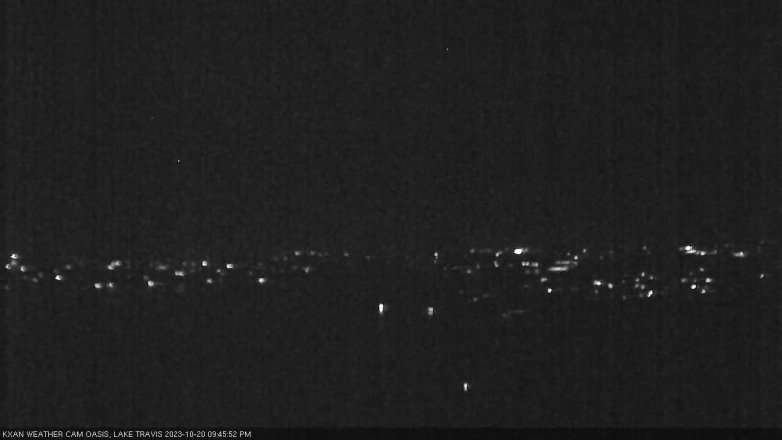 Lake Travis webcam, October 20, 2023 9:45 PM CT