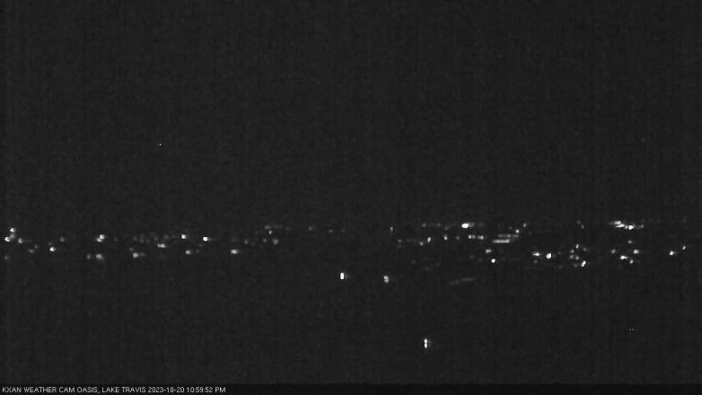 Lake Travis webcam, October 20, 2023 11:00 PM CT