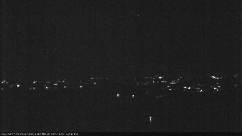 Lake Travis webcam, October 20, 2023 11:45 PM CT