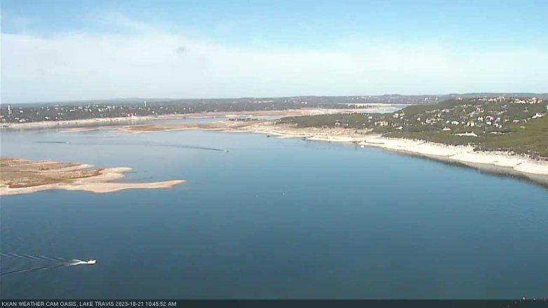 Lake Travis webcam, October 21, 2023 10:45 AM CT
