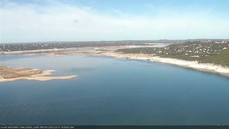 Lake Travis webcam, October 21, 2023 11:00 AM CT