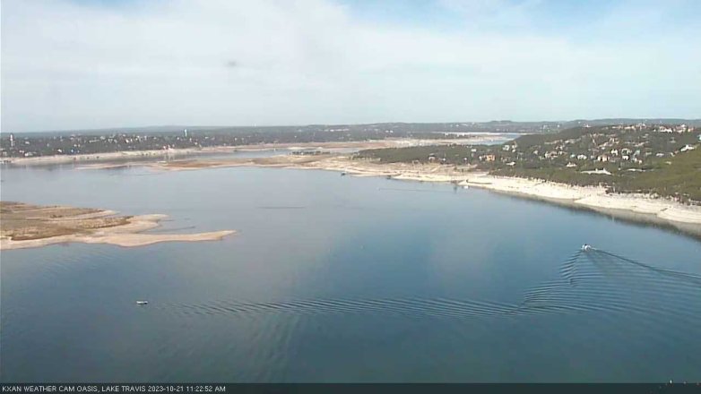 Lake Travis webcam, October 21, 2023 11:25 AM CT