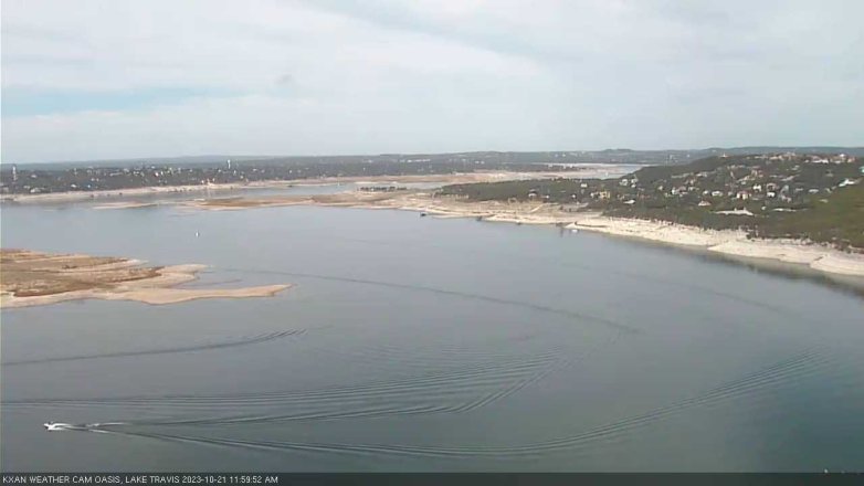 Lake Travis webcam, October 21, 2023 12:00 PM CT