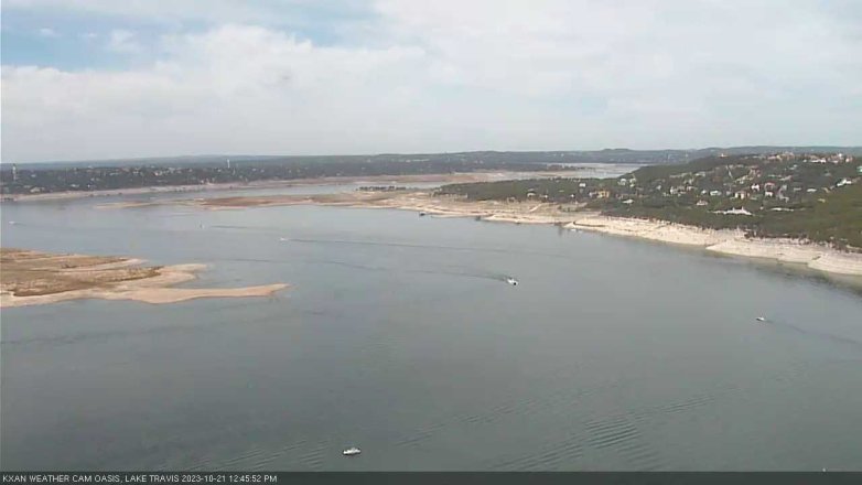 Lake Travis webcam, October 21, 2023 12:45 PM CT