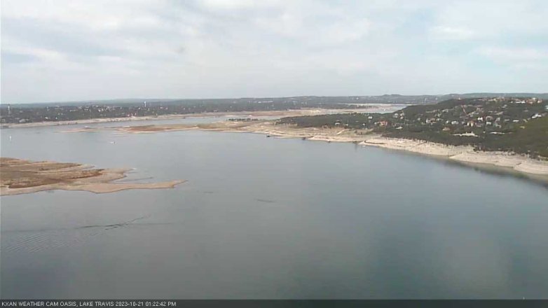 Lake Travis webcam, October 21, 2023 1:25 PM CT