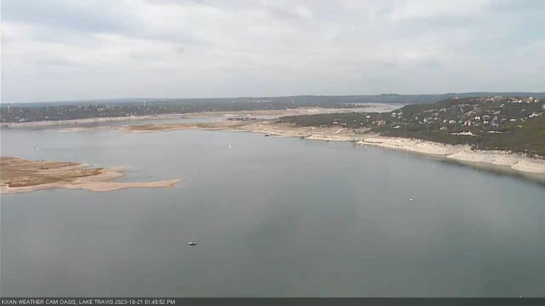 Lake Travis webcam, October 21, 2023 1:45 PM CT