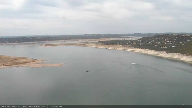 Lake Travis webcam, October 21, 2023 2:45 PM CT