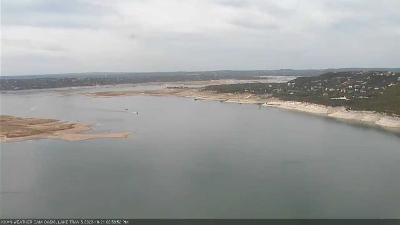 Lake Travis webcam, October 21, 2023 3:00 PM CT