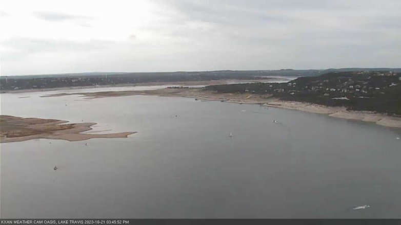 Lake Travis webcam, October 21, 2023 3:45 PM CT