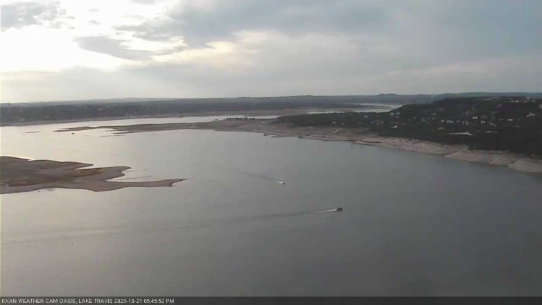 Lake Travis webcam, October 21, 2023 5:45 PM CT