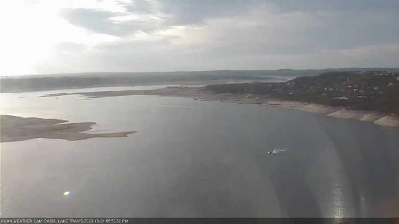 Lake Travis webcam, October 21, 2023 6:00 PM CT