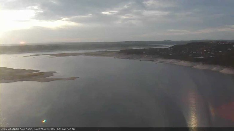 Lake Travis webcam, October 21, 2023 6:25 PM CT