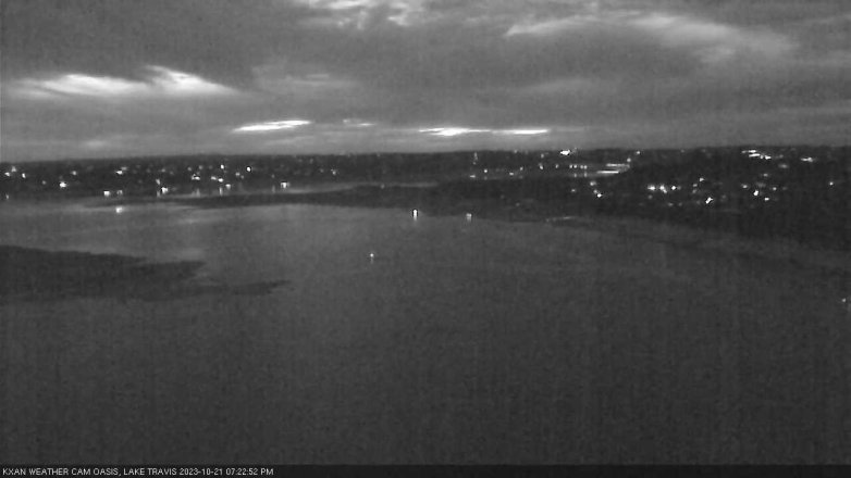 Lake Travis webcam, October 21, 2023 7:25 PM CT