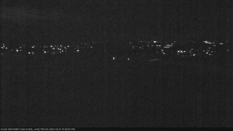 Lake Travis webcam, October 21, 2023 7:45 PM CT